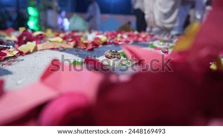 Saptapadi wedding rituals Stock Photos and Images,Hindu Wedding, Saptapadi, The Seven Wows of Hindu Weddings.Saptapadi is the most important ritual among the Hindu wedding ceremony.