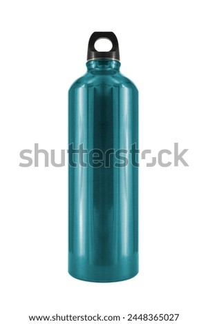 vacuum insulated water bottle portable thermos for hot and cold drinks isolated on white background