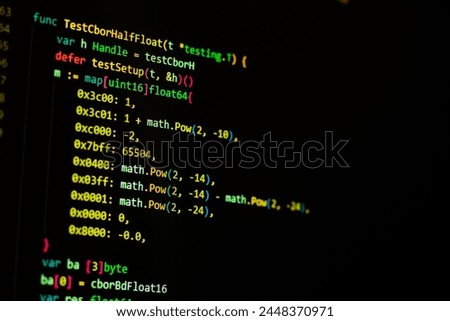 Code background. Go and Java coding. Can be used as banner.