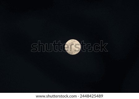 Moon picture captured from mountain with moon in the sky looking very fine.