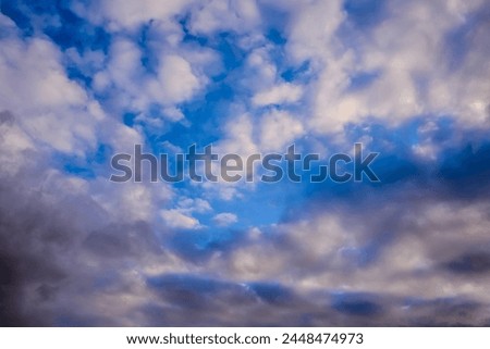 Photo Picture of Beautiful Cloudscape Clouds in the Sky