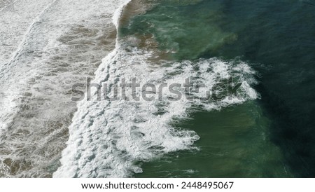 Australia Sea Drone picture Surf Beach