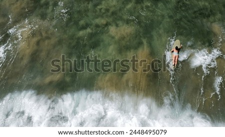 Australia Sea Drone picture Surf Beach