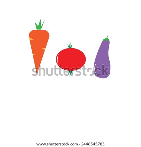 vector vegetable clip art or illustration or clip art