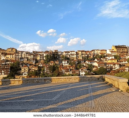 View of Veliko Tarnovo city Royalty-Free Stock Photo #2448649781