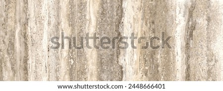 Travertine marble texture background, natural travertine marble tiles for ceramic wall and floor, Premium Italian glossy granite slab stone ceramic tile, polished quartz, Quartzite matt limestone.
 Royalty-Free Stock Photo #2448666401