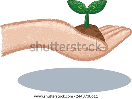 Save the planet. Cute green globe cartoon vector clip art illustration for earth day and World Environment Day.
