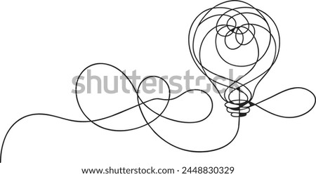 one continuous line drawing vector design art