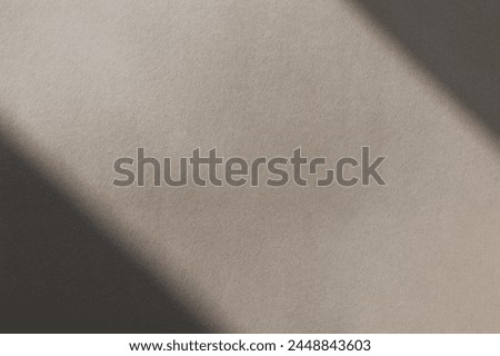 Empty gray rectangle poster or business card mockup with shadows on soft white background. Abstract paper background of the surface of the old paper for printing books design blank for the project
