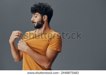 Person background men adult young guy gesture