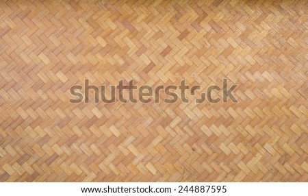 Description:  Polynesian bamboo mat after a rain shower. Title: " Bamboo Mat". Royalty-Free Stock Photo #244887595