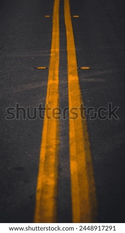 Beautiful Dark Picture Of A Road Track