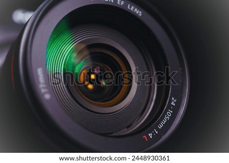 Close up of digital camera lens | Zooming lens | Beautiful lens photo | Best background image | Camera equipment 