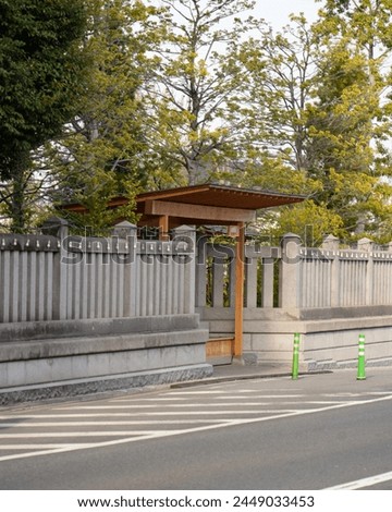 Japan Travel Photography – Wooden Bus Stop