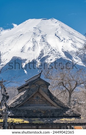 Mount Fuji travel photography in Japan - old buildings