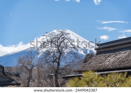 Mount Fuji travel photography in Japan - old buildings