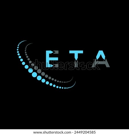 ETA letter logo abstract design. ETA unique design. ETA.
