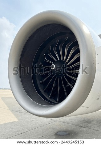 Aircraft Jet engine picture Day
