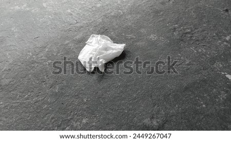 Face Tissue - thrown away carelessly Royalty-Free Stock Photo #2449267047