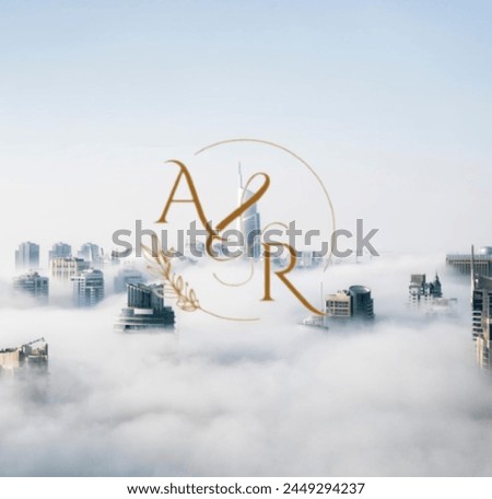 "Capture the essence of love and unity with our elegant AR initial wedding monogram logo on Shutterstock. A timeless symbol of commitment, designed to adorn your special day with grace and sophisticat