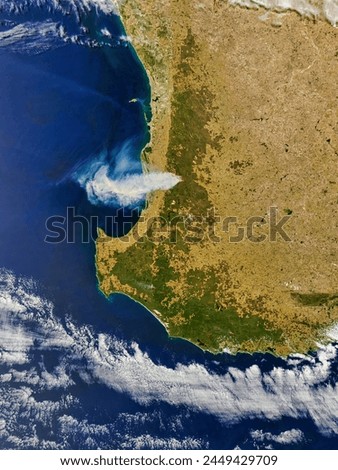 Fires in Western Australia. Fires in Western Australia. Elements of this image furnished by NASA.