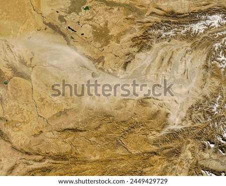 Dust Storm in Southwest Asia. . Elements of this image furnished by NASA.