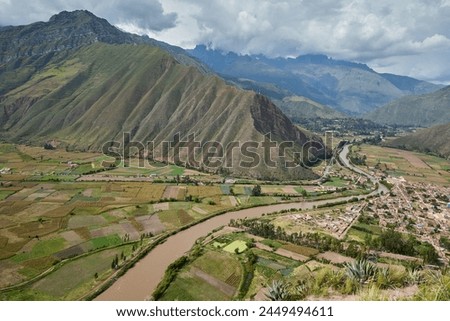 The Sacred Valley of Peru is not only a treasure trove of historical and cultural wonders but also a paradise for outdoor enthusiasts, including mountain bikers. Royalty-Free Stock Photo #2449494611