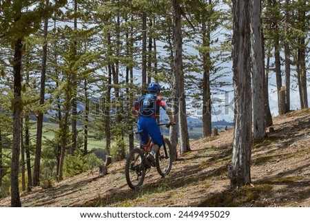 The Sacred Valley of Peru is not only a treasure trove of historical and cultural wonders but also a paradise for outdoor enthusiasts, including mountain bikers. Royalty-Free Stock Photo #2449495029