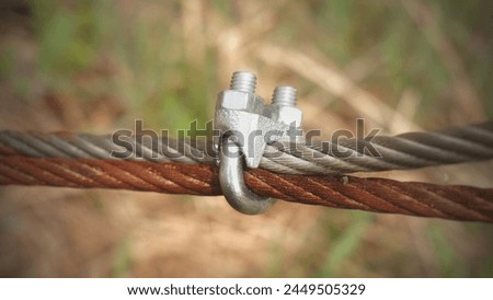 metal cable for mountaineering, detail