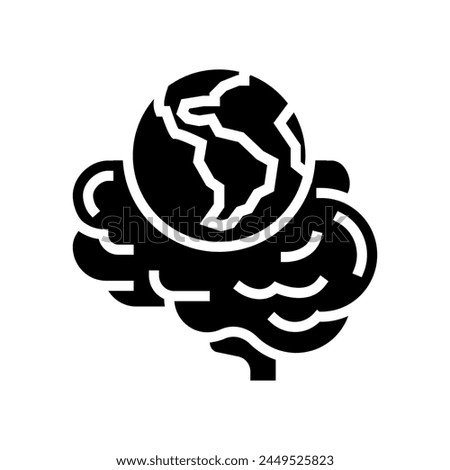 environmental consciousness vegan glyph icon vector. environmental consciousness vegan sign. isolated symbol illustration
