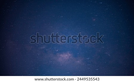 Picture of night milky way and stars. Beautifull stars and milky way at night.