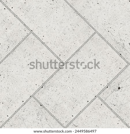 Perfect concrete pavement seamless pattern - high resolution texture useful for renderings applications. Royalty-Free Stock Photo #2449586497