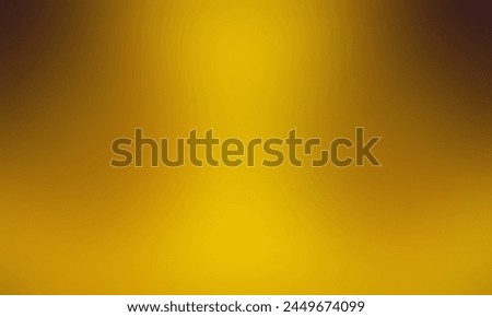Abstract blurred background image of gold, yellow colors gradient used as an illustration. Designing posters or advertisements.