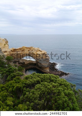 London Arch is one of the  natural arches in the Port Campbell National Park in  Australia