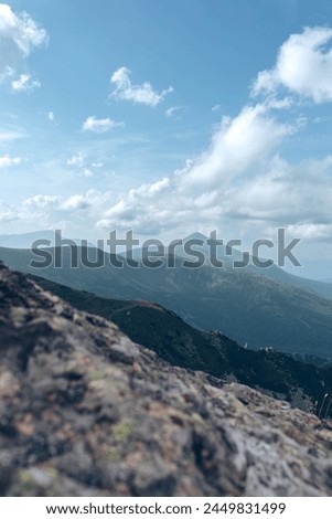 Beautiful view in the Carpathians. Spitzi Mountains. Ukraine . High quality photo