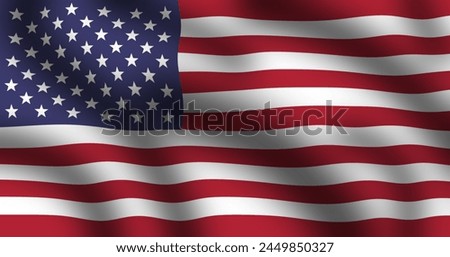 USA flag, US waving  flag, American natiolal flag