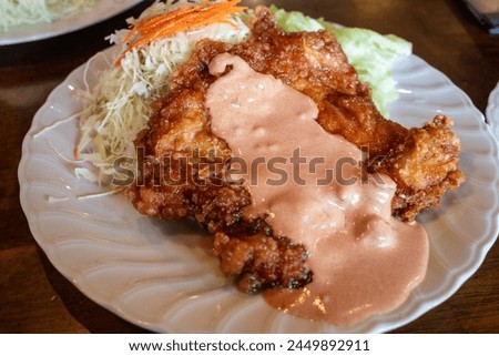 Very delicious chicken nanban from Kochi Prefecture, Japan Royalty-Free Stock Photo #2449892911