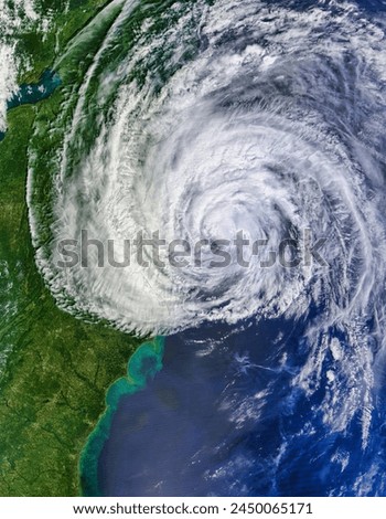 Hurricane Earl 07L off the MidAtlantic Input Direct Broadcast data courtesy Direct Readout Lab,. Hurricane Earl 07L off the MidAtlantic. Elements of this image furnished by NASA. Royalty-Free Stock Photo #2450065171