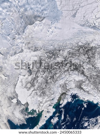 Alaska. Alaska. Elements of this image furnished by NASA.