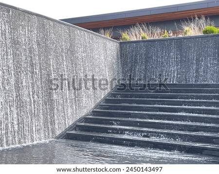 I’m not sure what this is but it was very cool. A nice waterfall. Royalty-Free Stock Photo #2450143497