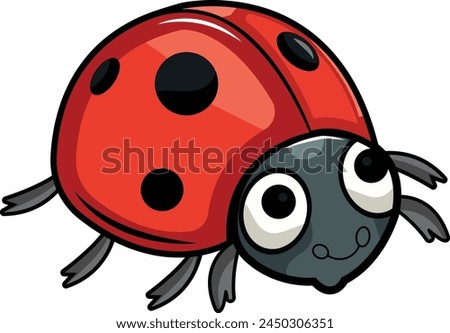 lady bug vector art, Cute colorful ladybug clip art, 