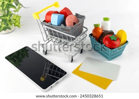 Image of buying food with a smartphone