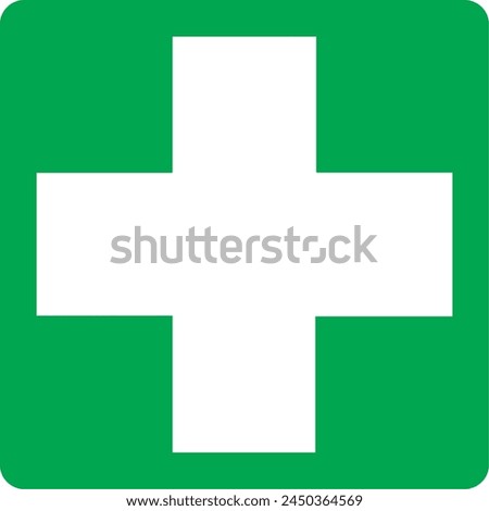 First aid sign, First aid kit, medical bag ,health cross medical symbol, medicine emergency