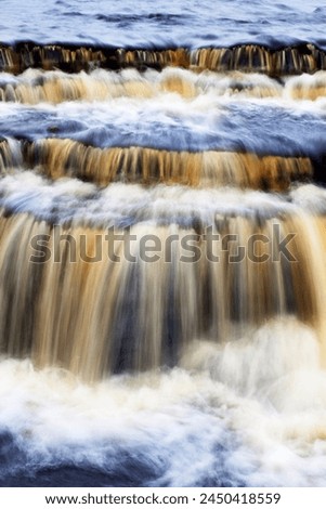 Waterfall in Hull Pot Beck, Horton in Ribblesdale, Yorkshire Dales, Yorkshire, England, United Kingdom, Europe  Royalty-Free Stock Photo #2450418559
