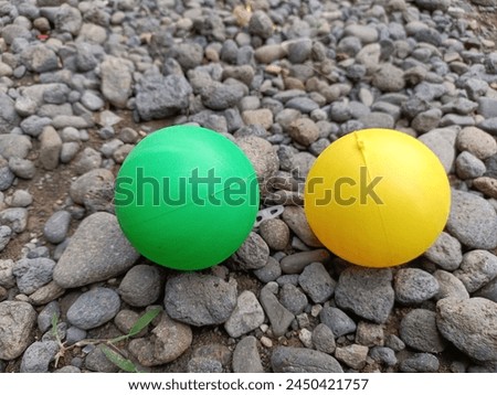 colorful plastic ball children's toy

