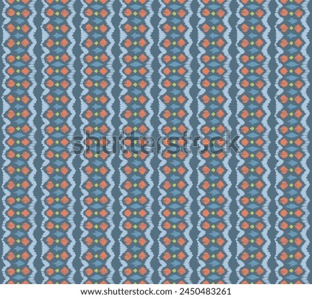 Ikat stripes seamles pattern. Nordic style. Striped beach towel. Geometric abstract illustration, wallpaper. Tribal ethnic vector texture. Aztec style. Folk embroidery. Scandinavian, African rug.