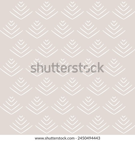 Geometric sea fabric pattern on boho style background