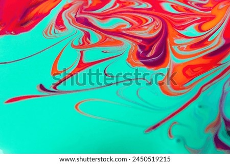 Abstract vivd wavy object. Abstract dynamic background. Futuristic swirling lines.  Royalty-Free Stock Photo #2450519215
