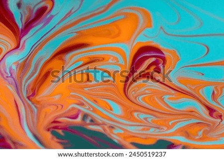 Abstract vivd wavy object. Abstract dynamic background. Futuristic swirling lines.  Royalty-Free Stock Photo #2450519237