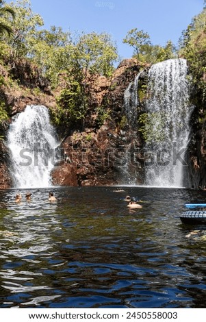 Florence falls Cliffs and swimming holes, spring Royalty-Free Stock Photo #2450558003